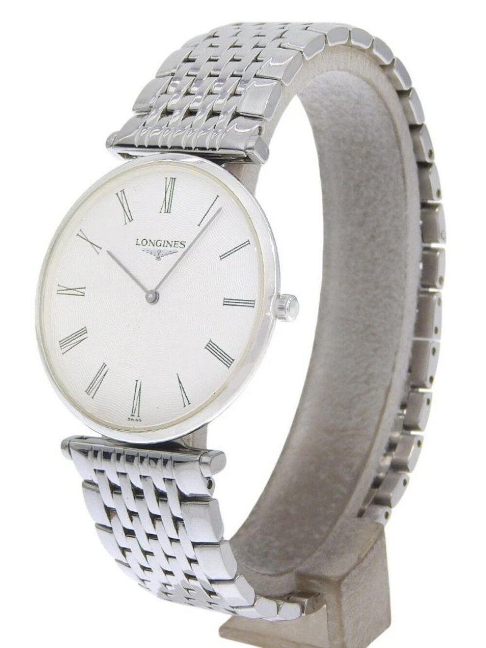 LONGINES Watches L4.709.4 Silver WhiteDial Stainless Steel Quartz Analog d...